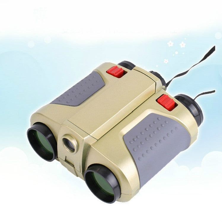 Binocolo 4X30 per visione notturna per bambini con telescopio con messa a fuoco regolabile, 4X30