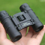 Telescopio compatto 8X21 Telescopio per visione notturna binoculare HD con pellicola verde ottica completa a basso livello di luce, 8X21