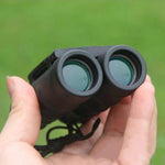 Telescopio compatto 8X21 Telescopio per visione notturna binoculare HD con pellicola verde ottica completa a basso livello di luce, 8X21