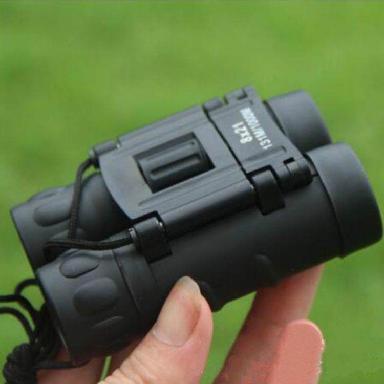 Telescopio compatto 8X21 Telescopio per visione notturna binoculare HD con pellicola verde ottica completa a basso livello di luce, 8X21
