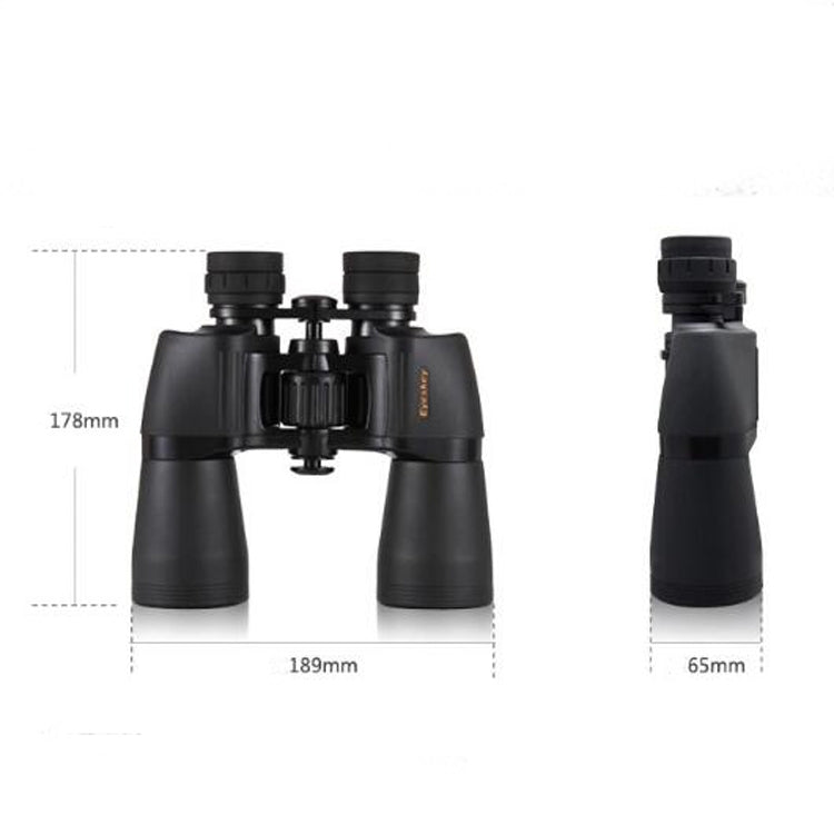 Binocolo per occhiali da concerto per visione notturna a bassa luminosità con telescopio HD Eyeskey 10X50, 10X50 Binoculars