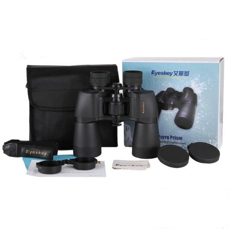 Binocolo per occhiali da concerto per visione notturna a bassa luminosità con telescopio HD Eyeskey 10X50, 10X50 Binoculars