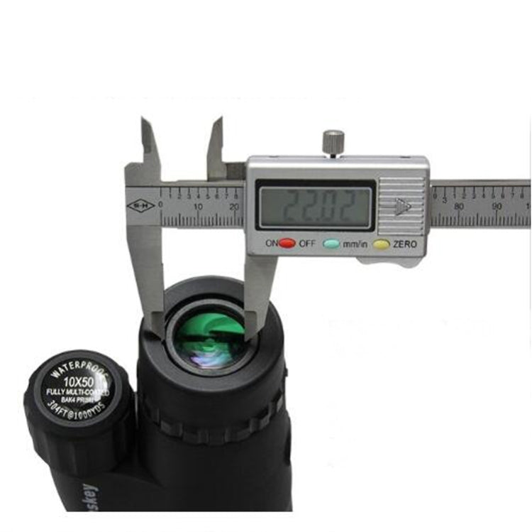 Eyeskey 10X50 Telescopio Misurabile Calibro di Grandi Dimensioni Ingrandimento Alto HD Basso Livello di Luce Visione Notturna Binocolo Monoculare Impermeabile, 10X50 Monocular