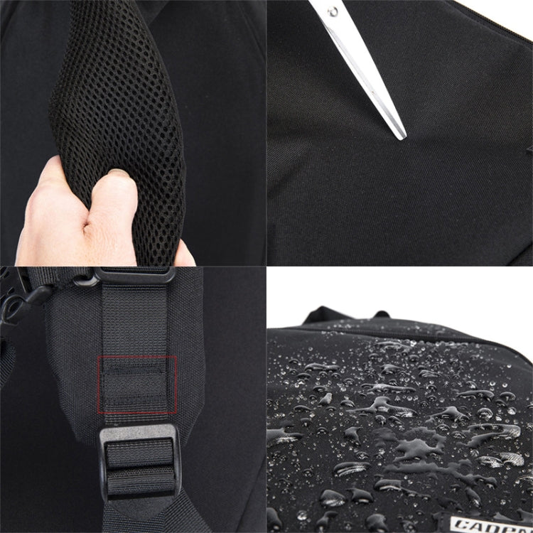 Zaino fotografico CADeN D15 Messenger a spalla singola multifunzione con copertina aperta Zaino per fotocamera reflex per il tempo libero all'aperto, D15