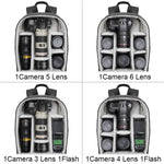 Borsa per fotocamera CADeN SLR a spalla per fotocamera digitale Zaino fotografico in nylon leggero e resistente per esterni, Small Size, Large Size