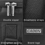 Borsa per fotocamera CADeN SLR a spalla per fotocamera digitale Zaino fotografico in nylon leggero e resistente per esterni, Small Size, Large Size