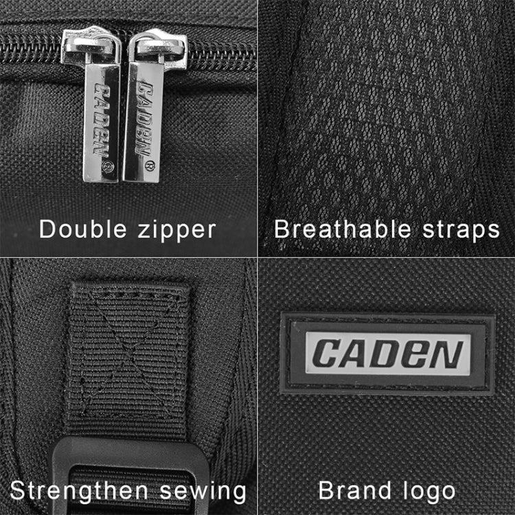 Borsa per fotocamera CADeN SLR a spalla per fotocamera digitale Zaino fotografico in nylon leggero e resistente per esterni, Small Size, Large Size