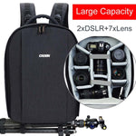 Borsa per fotocamera reflex USB CADeN Borsa per fotocamera unisex portatile impermeabile professionale Canon Nikon