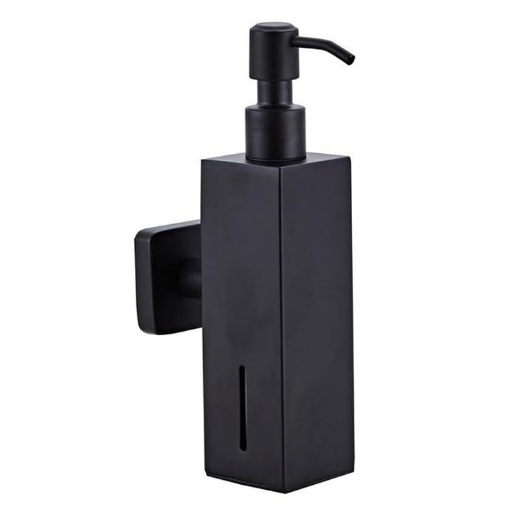 Dispenser di sapone manuale a parete in acciaio inossidabile 304, Square Wall-mounted, Round Wall-mounted, Square Table Top, Round Table Top