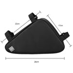 Borsa triangolare in poliestere cerato con trave anteriore per bicicletta Shark Tiger, Shark Tiger 1.5L Front Beam Bag