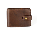 Porta carte in pelle multi-bit modello Crazy Horse Portafoglio da uomo RFID antimagnetico, RFID Men Wallet