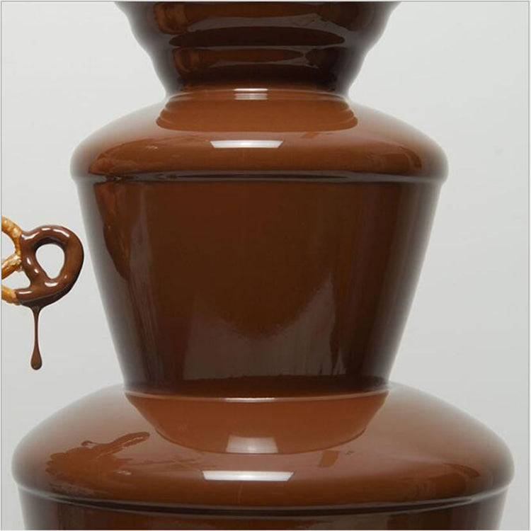 Macchina per cascata di fonduta di cioccolato elettrica con fontana di cioccolato da 2 pezzi a 4 strati, 4 Tiers