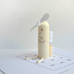 Ventilatore USB portatile con staffa per smartphone