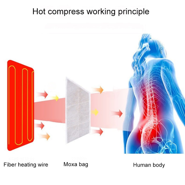 Cintura riscaldante elettrica con impacco caldo caldo