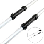 2 pezzi di tubo di collegamento per pagaia per gommone, connettore universale, accessori per barche per asta da 26-28 mm, Rubber Boat Paddle Connection Tube