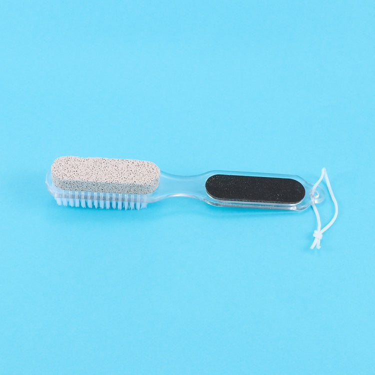 2 PZ Strumento per l'assistenza sanitaria per il piede Spazzola per la rimozione della pelle morta Piedini bifacciali per molatura Manuale Smerigliatrice per piedi 4 in 1