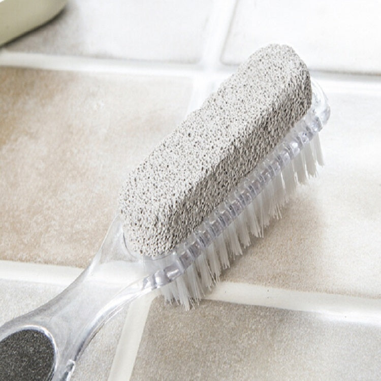 2 PZ Strumento per l'assistenza sanitaria per il piede Spazzola per la rimozione della pelle morta Piedini bifacciali per molatura Manuale Smerigliatrice per piedi 4 in 1