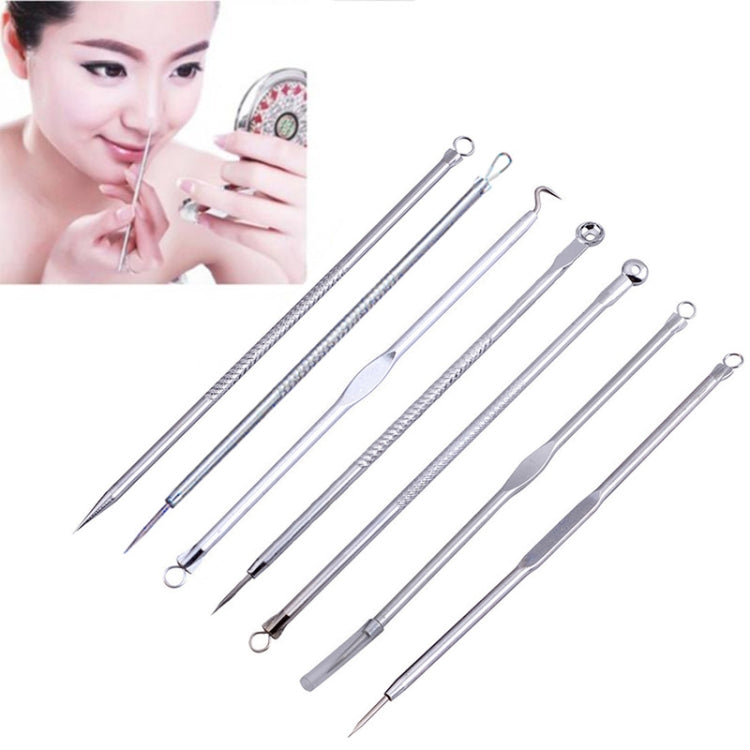 Set di aghi per acne in acciaio inossidabile 7 in 1. Ago per acne