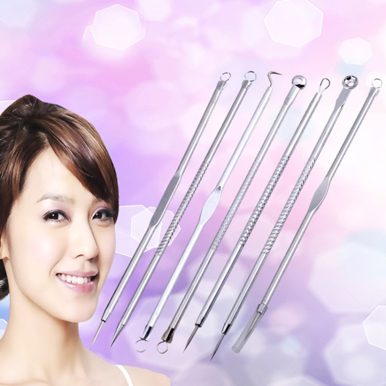 Set di aghi per acne in acciaio inossidabile 7 in 1. Ago per acne