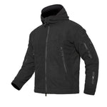 Cappotto con cappuccio traspirante tattico termico uniforme militare da uomo in pile caldo, S, M, L, XL, 2XL, 3XL