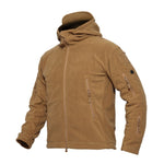 Cappotto con cappuccio traspirante tattico termico uniforme militare da uomo in pile caldo, S, M, L, XL, 2XL, 3XL