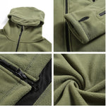 Cappotto con cappuccio traspirante tattico termico uniforme militare da uomo in pile caldo, S, M, L, XL, 2XL, 3XL
