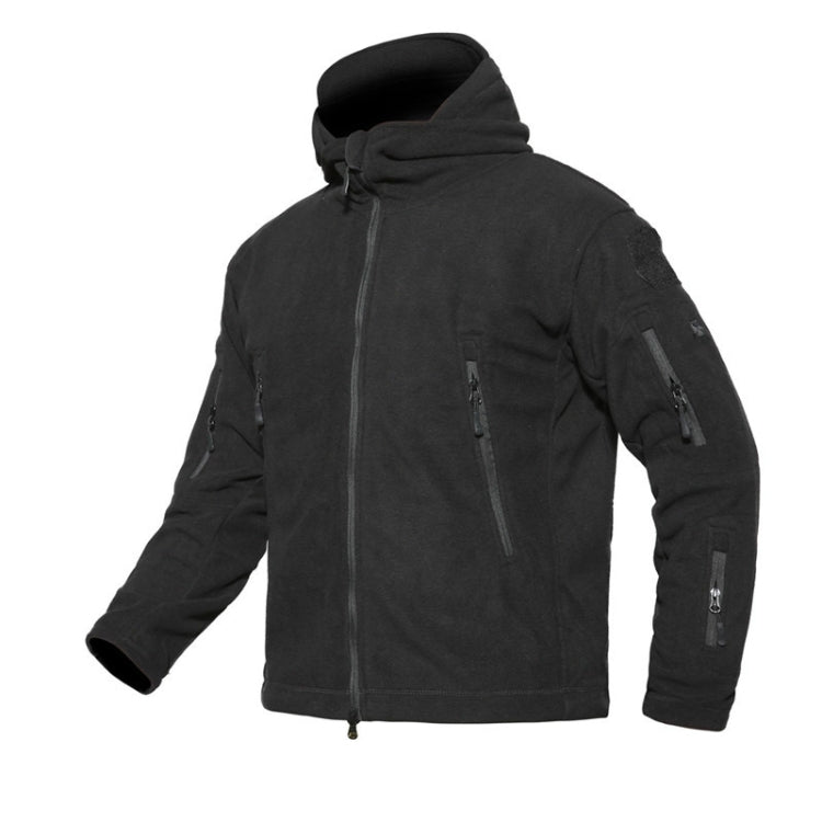 Cappotto con cappuccio traspirante tattico termico uniforme militare da uomo in pile caldo, S, M, L, XL, 2XL, 3XL