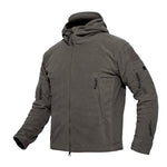 Cappotto con cappuccio traspirante tattico termico uniforme militare da uomo in pile caldo, S, M, L, XL, 2XL, 3XL