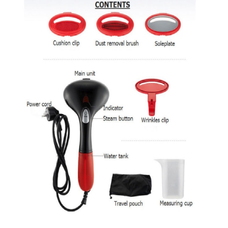 Vaporizzatore per indumenti in ferro da stiro a vapore portatile da 1500 W, 110V US  Plug, 230V UK Plug