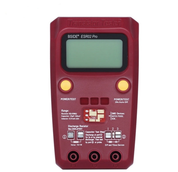 Tester digitale BSIDE ESR02 Pro per componenti elettronici