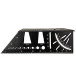 Righello angolare multifunzione in lega di alluminio per la lavorazione del legno 3D, 3D Angle Ruler