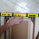 Misuratore di angolo di misurazione della pendenza della bussola per la lavorazione del legno con calibro di linea multifunzione da 0-270 gradi, 0-270 Degrees Meter