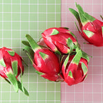 Simulazione Modello di frutta Drago Ornamenti di frutta Fotografia Puntelli Decorazione della casa Vetrina, Dragon Fruit