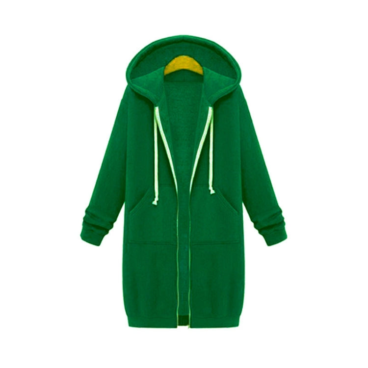 Maglione a maniche lunghe con cappuccio da donna nel cappotto lungo, S