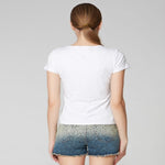 T-shirt da Donna a maniche corte fantasia Pappagallo, XS, S, M, L, XL, XXL, XXXL