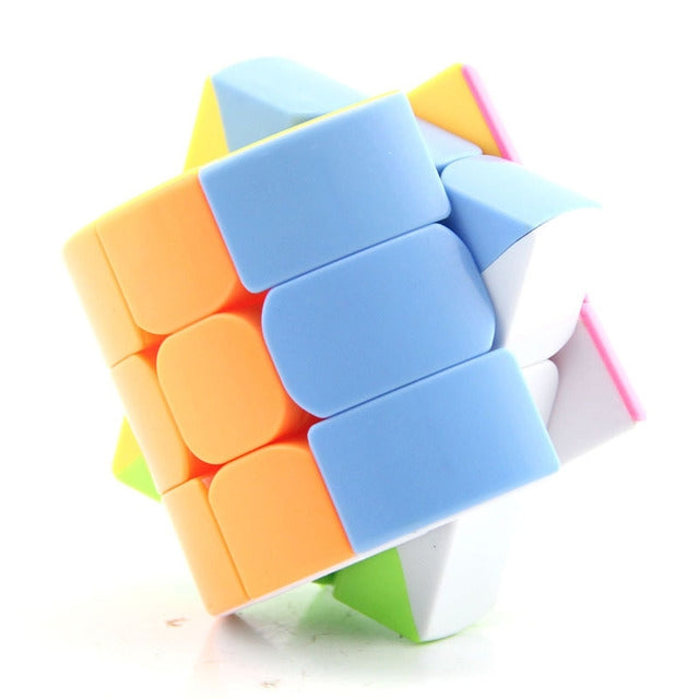 Giocattoli educativi per bambini Cubo magico di terzo ordine con membrana in fibra di carbonio, Square Third-order Magic Cube