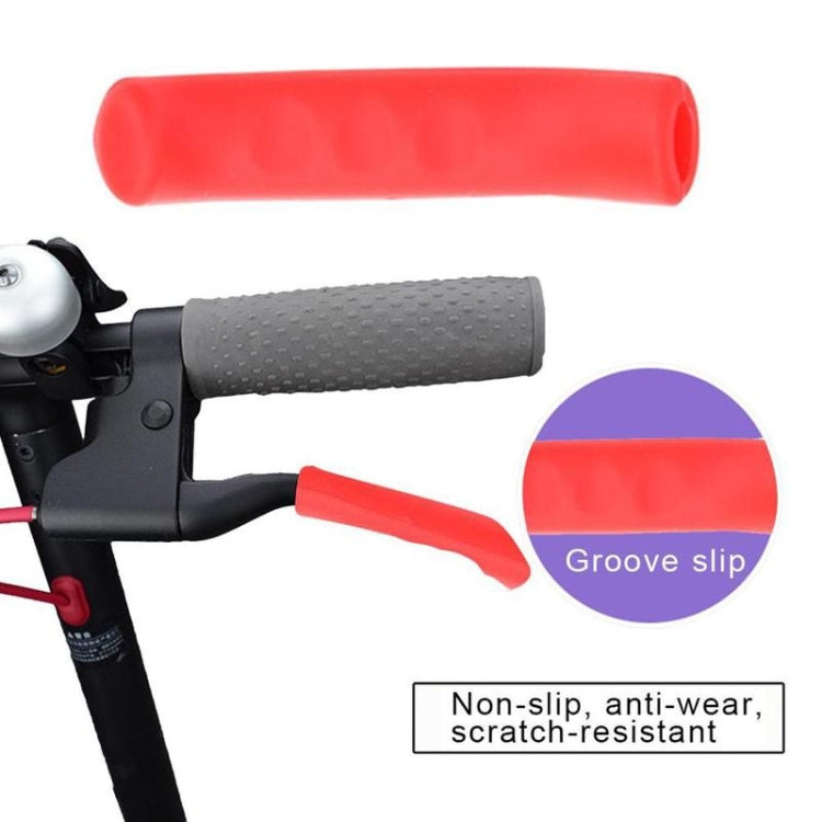2 pezzi per copertura in silicone antiscivolo per freno a mano per scooter elettrico Xiaomi Mijia M365