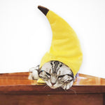 Creativo trasformato in divertente animale domestico gatto Teddy Festival divertente copricapo di banana, Banana Headgear