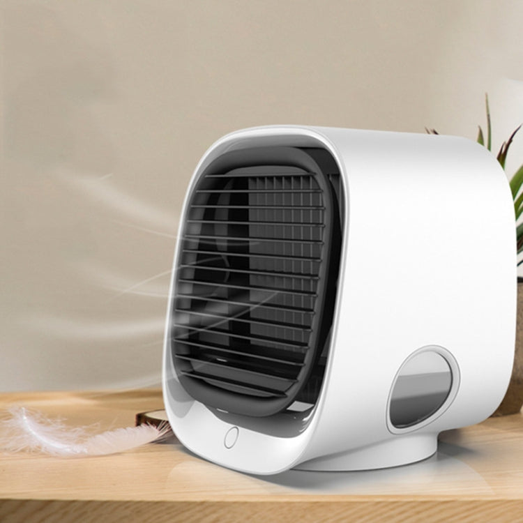 Mini ventilatore multifunzionale per aromaterapia, umidificazione, ventilatore portatile per condizionatore d'aria da ufficio, desktop per la casa, Sky White, Cherry Blossom Powder, Moran Green, Dark Blue