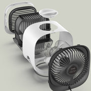 Mini ventilatore multifunzionale per aromaterapia, umidificazione, ventilatore portatile per condizionatore d'aria da ufficio, desktop per la casa