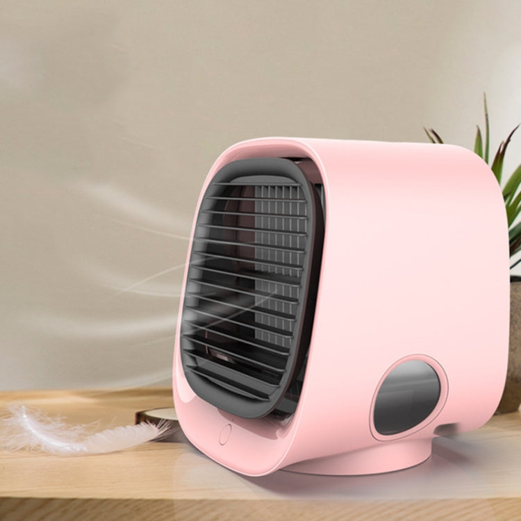 Mini ventilatore multifunzionale per aromaterapia, umidificazione, ventilatore portatile per condizionatore d'aria da ufficio, desktop per la casa, Sky White, Cherry Blossom Powder, Moran Green, Dark Blue