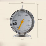 Utensili da cucina con termometro da forno in acciaio inossidabile resistente alle alte temperature, Hanging Oven Thermometer