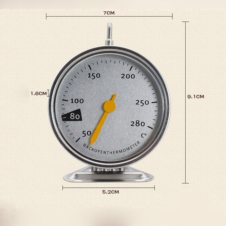 Utensili da cucina con termometro da forno in acciaio inossidabile resistente alle alte temperature, Hanging Oven Thermometer