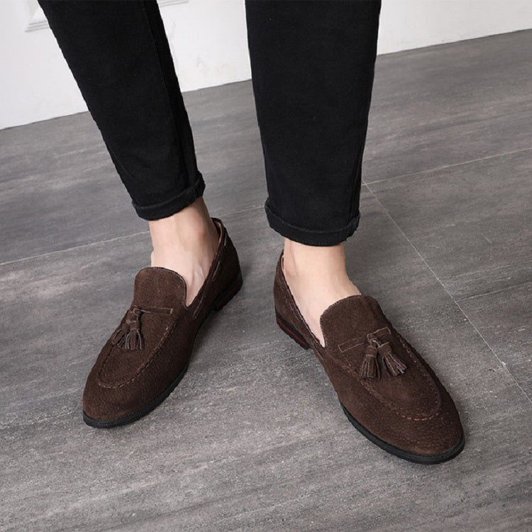 Scarpe da uomo slip-on in pelle scamosciata 37-48