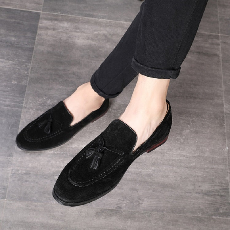 Scarpe da uomo slip-on in pelle scamosciata 37-48