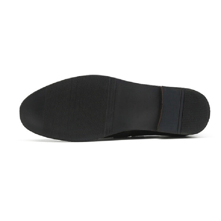 Scarpe da uomo slip-on in pelle scamosciata 37-48