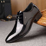 Scarpe da uomo in pelle di coccodrillo lucida a punta, 38, 39, 40, 41, 42, 43, 44, 45