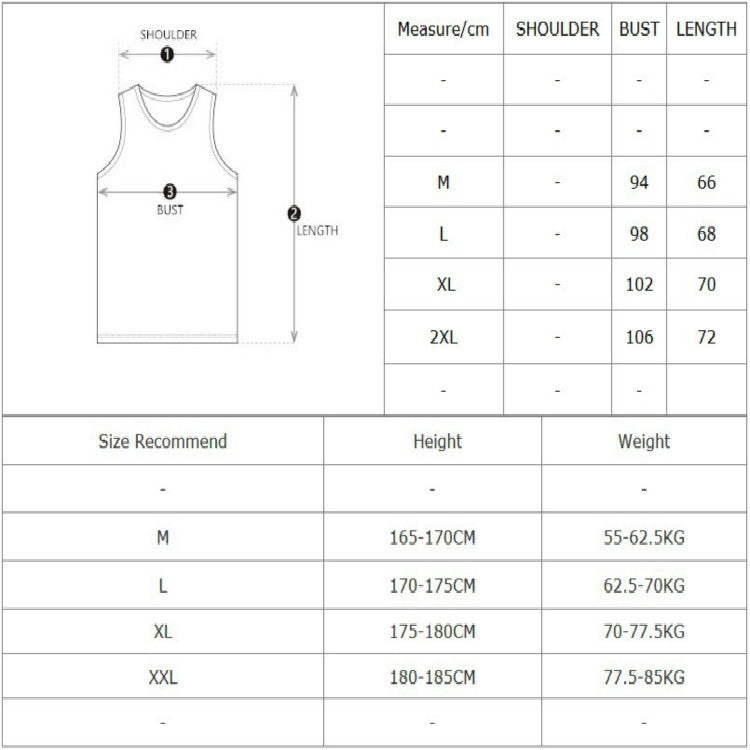 Gilet ampio e traspirante per allenamento fitness. Camicia senza maniche ad asciugatura rapida, M, L, XL, XXL