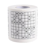 3 rotoli di carta igienica Sudoku creativa per il viso, 3 Rolls