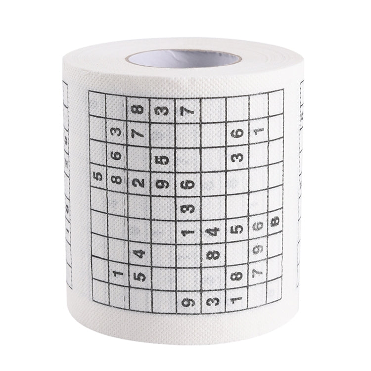 3 rotoli di carta igienica Sudoku creativa per il viso, 3 Rolls